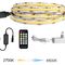 White CCT Tunable 10W COB LED Strip Dimmable 2700K-6500K 24V