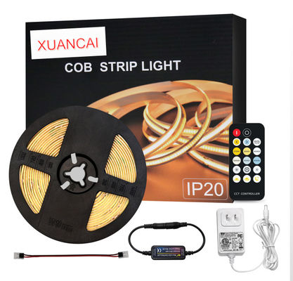 RGB COB DC24V 10W Full Color LED Strip Light 840 Leds 24V For Bar