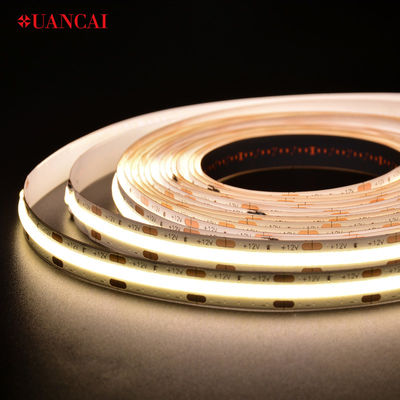 White CCT Tunable 10W COB LED Strip Dimmable 2700K-6500K 24V